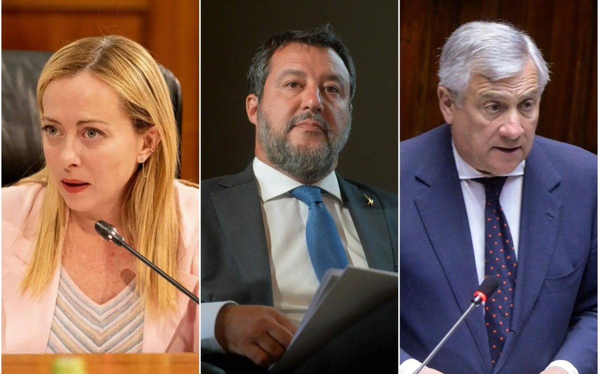 italia_nel_caos's tweet photo. #Meloni, #Salvini e #Tajani: conviene invertire al più presto il senso di marcia altrimenti si rischia anche di non arrivare a fine mandato!

Adesso TUTTI UNITI per riconfermarsi in#Abruzzo!

#FdI #Lega #ForzaItalia https://t.co/oyfNSKYuxg