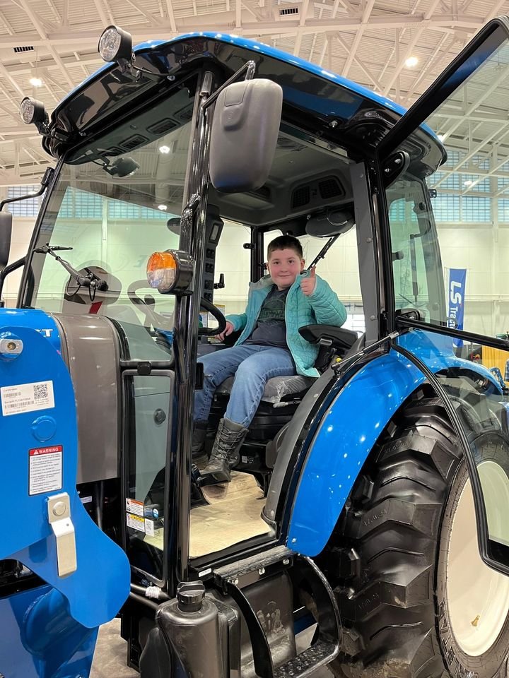 Last Day here at the New York Farm Show! All ages love LS Tractors!