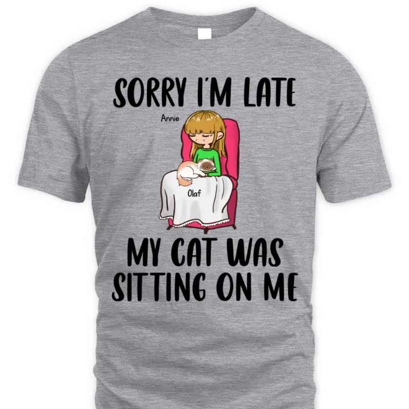 duconspace's tweet photo. Sorry I'm Late My Pet Was Sitting On Me Personalized T-Shirt - Dogs And Cats Personalized T-Shirt
Order here: https://t.co/fEk9lSCzHH
More here: https://t.co/N96H5sTw6R https://t.co/WdORqFpgwS