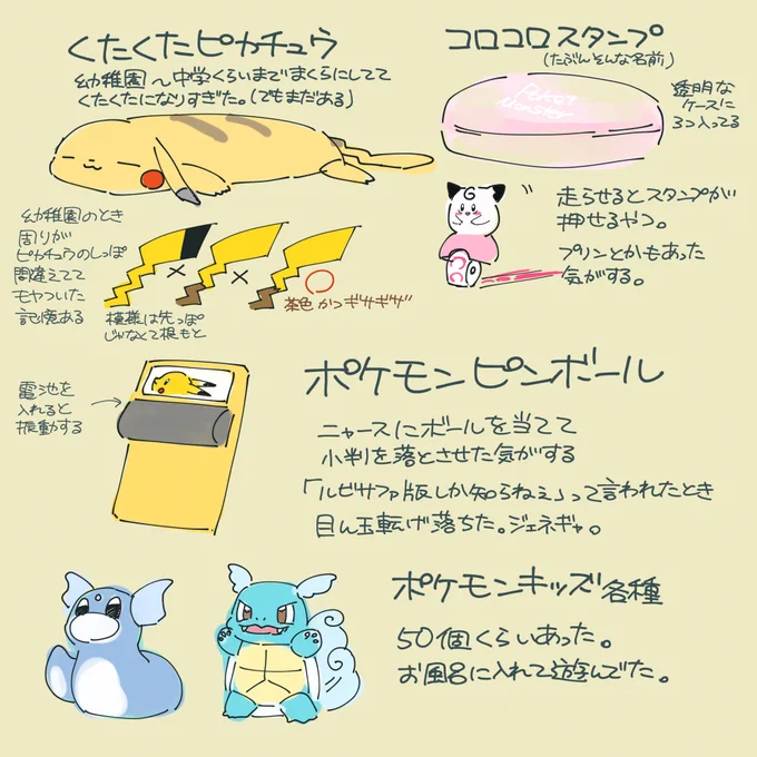 今日はポケモン28周年!まだ家にあるグッズとかつて持ってた懐かしのやつ 