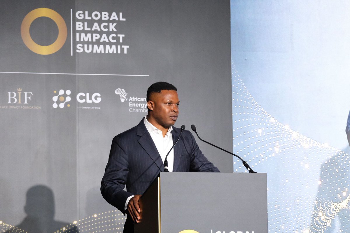 'This is such an inspiring organization. I got to really feel being part of this, because we have history' -NJ Ayuk, Vice Chair of the @BlackImpactFou #GBIS2024 #globalimpact #diversity