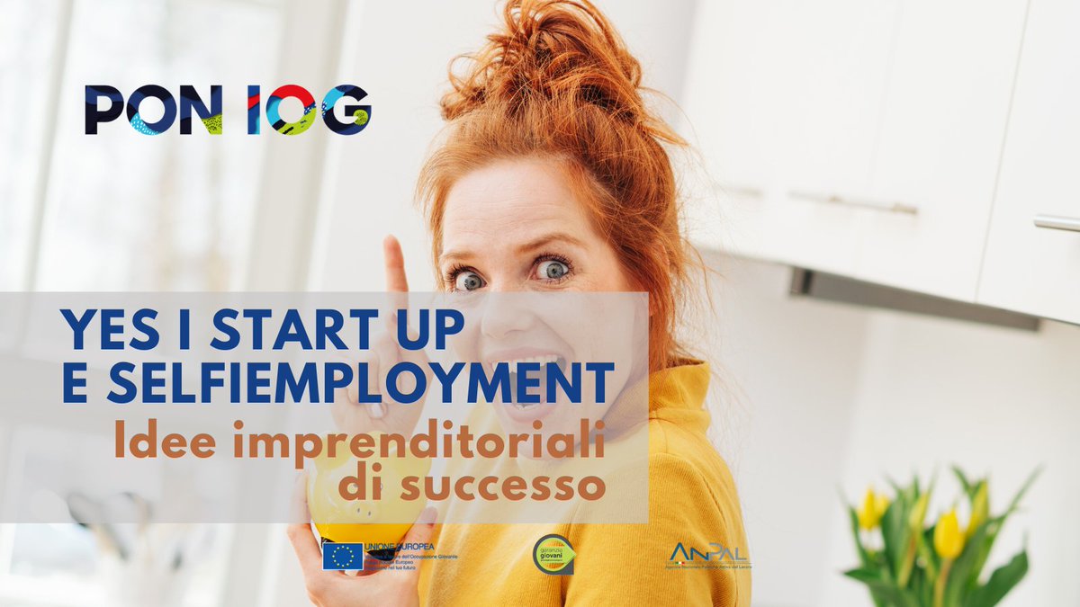 Garanzia Giovani Anpal (@garanziag) on Twitter photo Grazie ai fondi del #PonIog, molti giovani hanno realizzato la loro idea imprenditoriale. E l'hanno fatto anche tramite Yes I Start Up e SELFIEmployment.
Leggi le storie dei loro successi, qui: garanziagiovani.anpal.gov.it/storie
#RisultatiPonIog #FSE
<a href="/EU_Social/">EU Social 🇪🇺</a> Grazie ai fondi del #PonIog, molti giovani hanno realizzato la loro idea imprenditoriale. E l'hanno fatto anche tramite Yes I Start Up e SELFIEmployment.
Leggi le storie dei loro successi, qui: garanziagiovani.anpal.gov.it/storie
#RisultatiPonIog #FSE
<a href="/EU_Social/">EU Social 🇪🇺</a>
