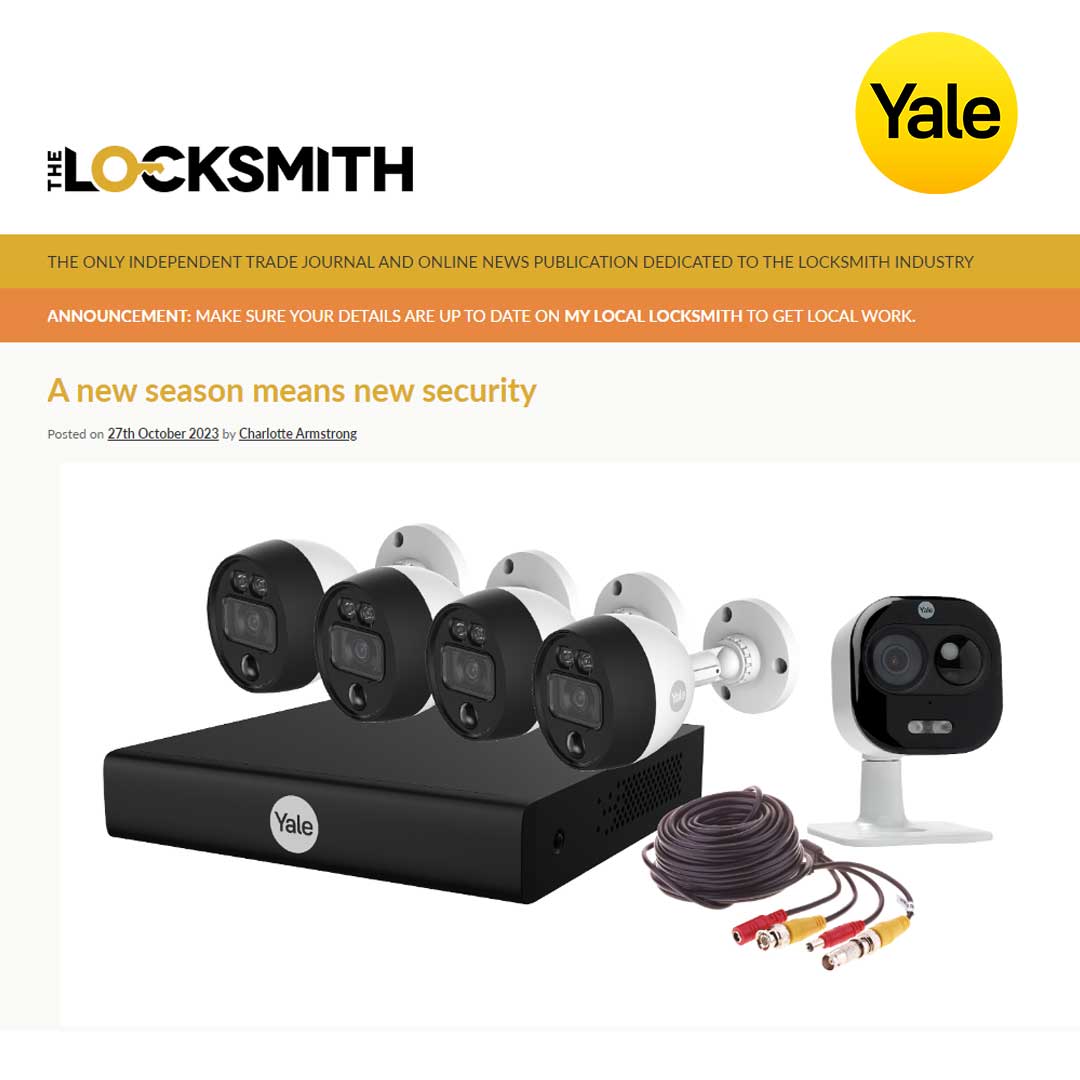 YaleTradeUK (@yaletradeuk) on Twitter photo ๐ป Check out this great feature all about or exclusive to trade CCTV Kits in The Locksmith
: locksmithjournal.co.uk/new-season-meaโฆ
To find out more about Yale's trade exclusive ranges email our team ๐ trade@yale.co.uk ๐ป Check out this great feature all about or exclusive to trade CCTV Kits in The Locksmith
: locksmithjournal.co.uk/new-season-meaโฆ
To find out more about Yale's trade exclusive ranges email our team ๐ trade@yale.co.uk