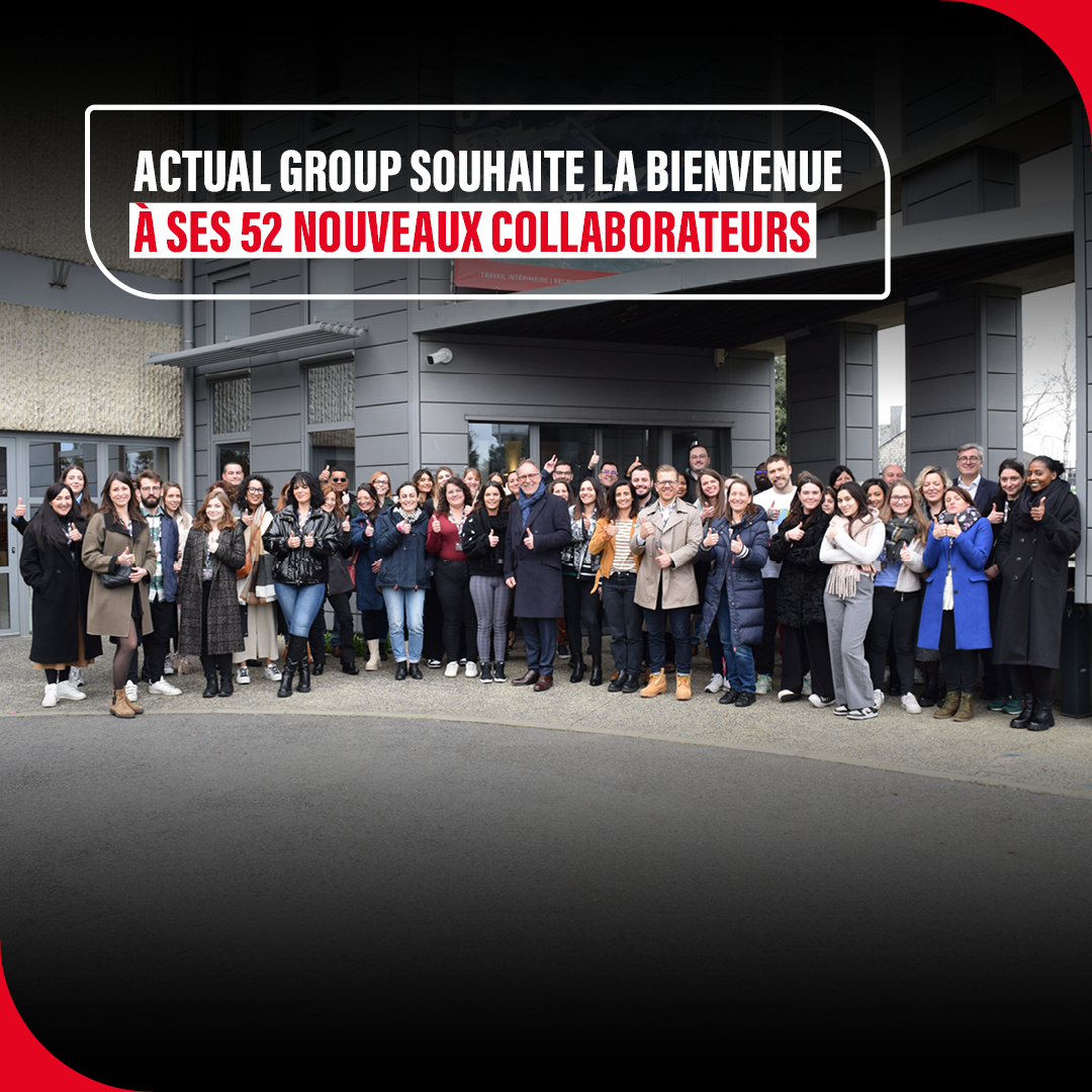 GroupeLeader's tweet image. [𝗗𝗔𝗡𝗦 𝗡𝗢𝗦 𝗖𝗢𝗨𝗟𝗜𝗦𝗦𝗘𝗦]

Début février, Actual a eu le plaisir d’accueillir 52 nouveaux collaborateurs au sein de son siège social. Ces trois jours ont permis à nos collaborateurs de se familiariser avec notre ADN.

Merci à tous !

#construisonsensemblevotretravail