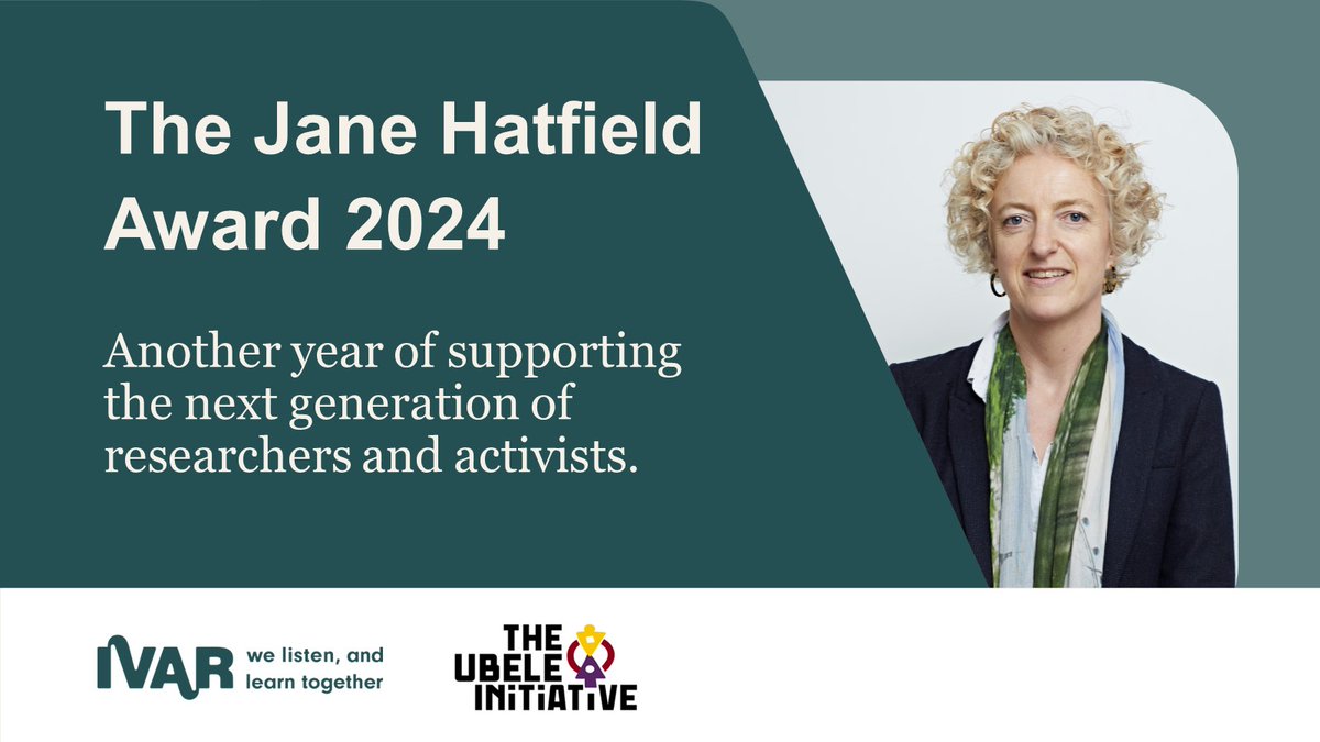 In partnership with <a href="/ubeleinitiative/">The Ubele Initiative</a> we're delighted to introduce the recipients of the Jane Hatfield Award 2024! 🌟

The award supports four brilliant young researchers and activists to investigate topics related to community, social action and/or social justice. 🙏