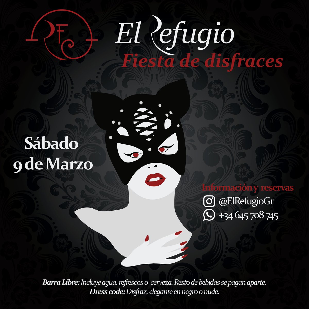 Si te quedaste con ganas de fiesta no puedes perderte esta. Gran fiesta de disfraces. 

fetlife.com/events/1468577…