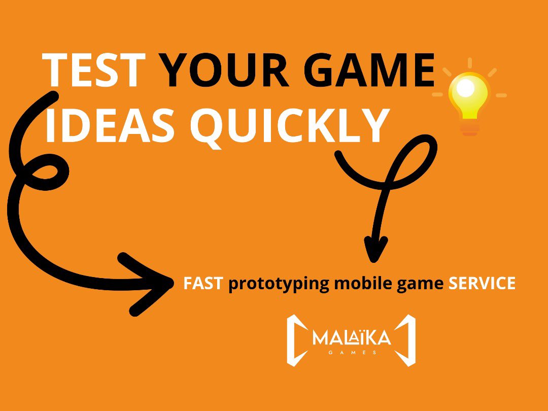 We know you have a long list of hybride casual mobile game ideas.

We agree to support you in prototyping your mobile game ideas as we did with this project below 👇 
lnkd.in/dCSM_VzU 

Fast, short-lived and quality.