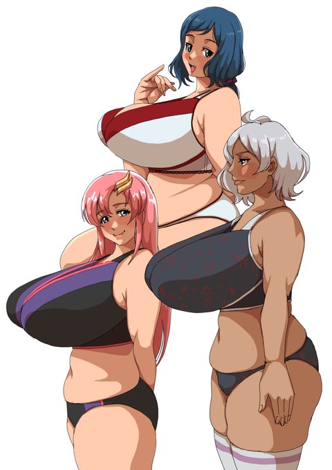 #みんなのサイドアングル見せてくれ 
現実でガン見したら不審者なので
膨らみを強調するアングルを描きました 