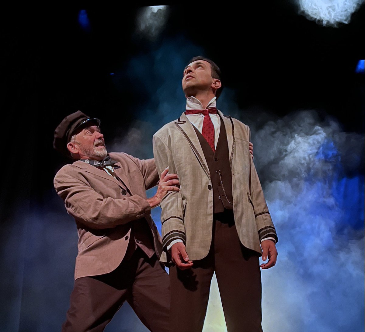 RumpusTheatreCo's tweet image. It's nearly in the station! The #GhostTrain steams through @trwakefield nxt wk 7 March &amp;amp; @EBTheatres 11-13 March @TRwinchester 14-16 March - spine-chilling #classic #TheSignalman "a terrifying terrific night out. Ditch the tellybox and make tracks to the
Theatre" @windsorobserver