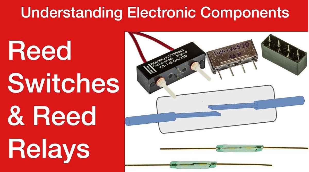 Reed switches & reed relays provide fast reliable electromechanical switching with galvanic isolation. Find out all about these useful devices in our video. Watch now: youtu.be/uCYTTKwsM0g