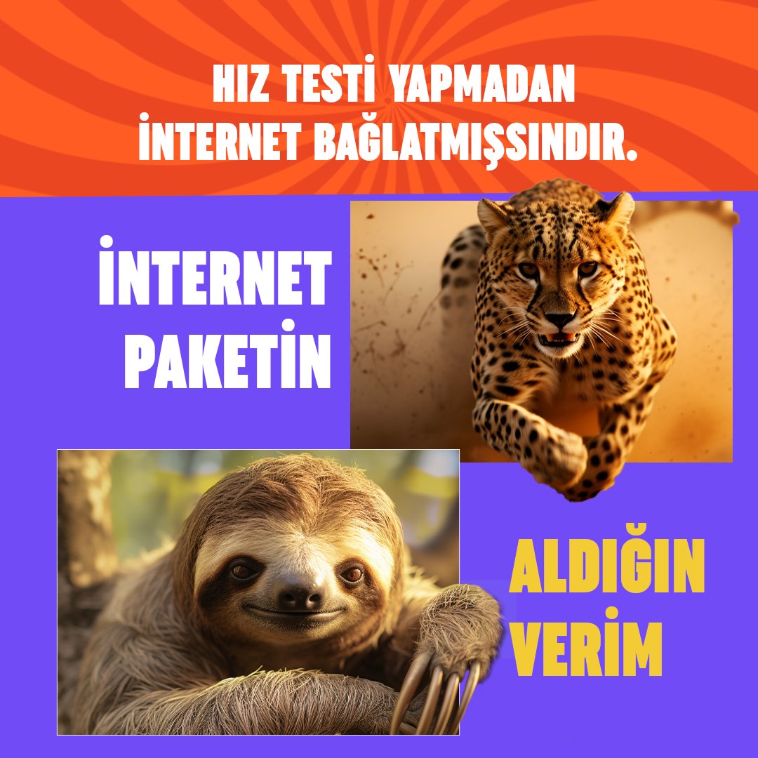 Bu sana bir yerlerden tanıdık geliyorsa; Hemen Millenicom’a gel Hız Testi ile altyapına en uygun internet paketini seç, en yüksek verimle internetini kullanmaya başla.
milleni.com.tr/hiz-testi

#millenicom #fiberhızlı #uygunfiyatlı #gerçeksınırsız #yüksekhız