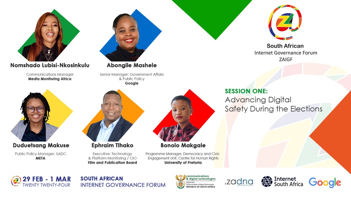 📢 Don't miss out on #ZAIGF2024! 🌐 Join us and our speakers for insightful discussions on digital safety during elections. Register now to secure your spot and stay informed! #DigitalSafety #Elections
