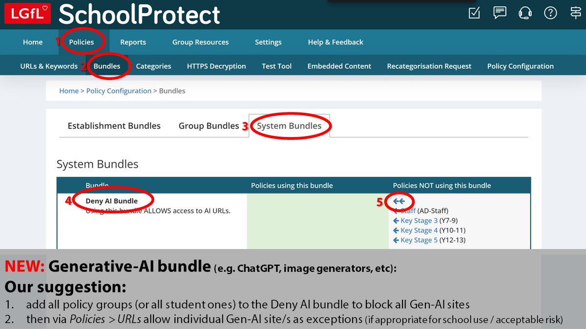Is your school on our updated filtering system, SchoolProtect? ✅ Did you know we now have an AI bundle you can utilise?⬇️⬇️⬇️⬇️ ❌ Email schoolprotect@lgfl.net to migrate across ASAP schoolprotect.lgfl.net @LGfL @johnjackson1066 #OnlineSafety