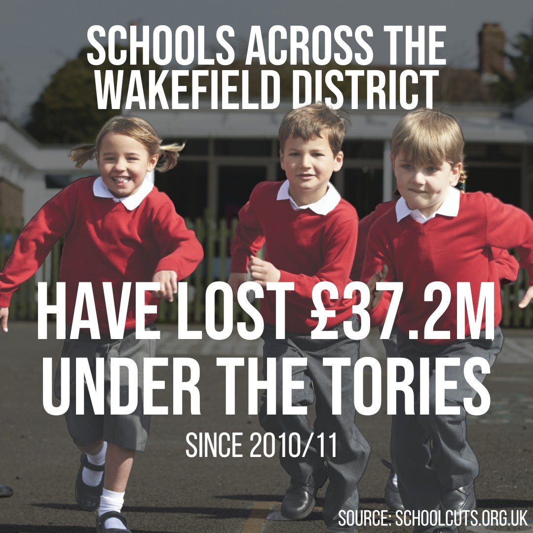 Under the callous @Conservatives, schools across our district are £37.2m worse off. They simply do not care. The Conservatives are out of touch nationally and locally. #toriesout