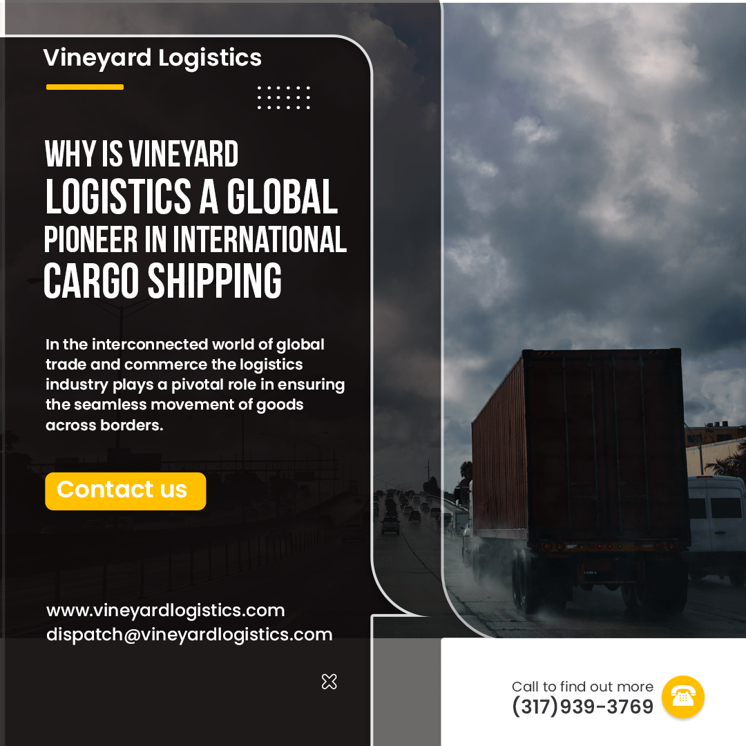 vinyardlogistic's tweet photo. Why Is Vineyard Logistics A Global Pioneer In International Cargo Shipping?

https://t.co/CTCqpTjVrD

#fulltruckloadfreightservices #fltservices #Warehousing #freightservices #transportation #freights https://t.co/OJn7Pqy9w4