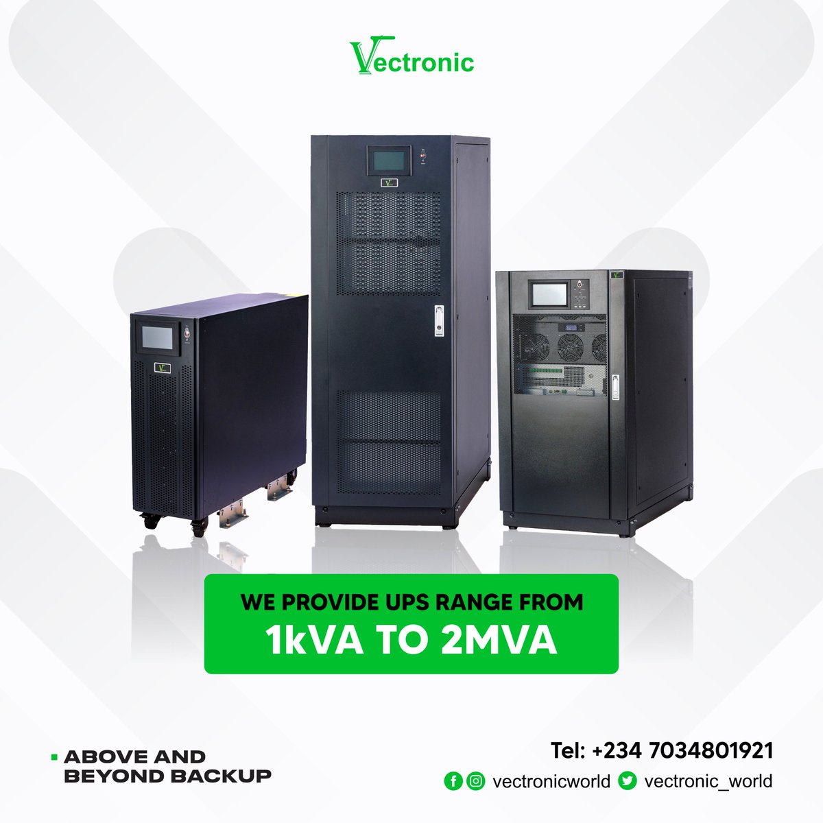Vectronic_world's tweet image. This is a friendly reminder that Vectronic is your go-to partner for all power backup solutions.

Call/Whatsapp: 07034801921; 08142758920; 08146757460; 08142758926

#vectronic #powerex #powersolution #solutionsprovider #backup #powerbackup #ups #avr #Lagos #Nigerian