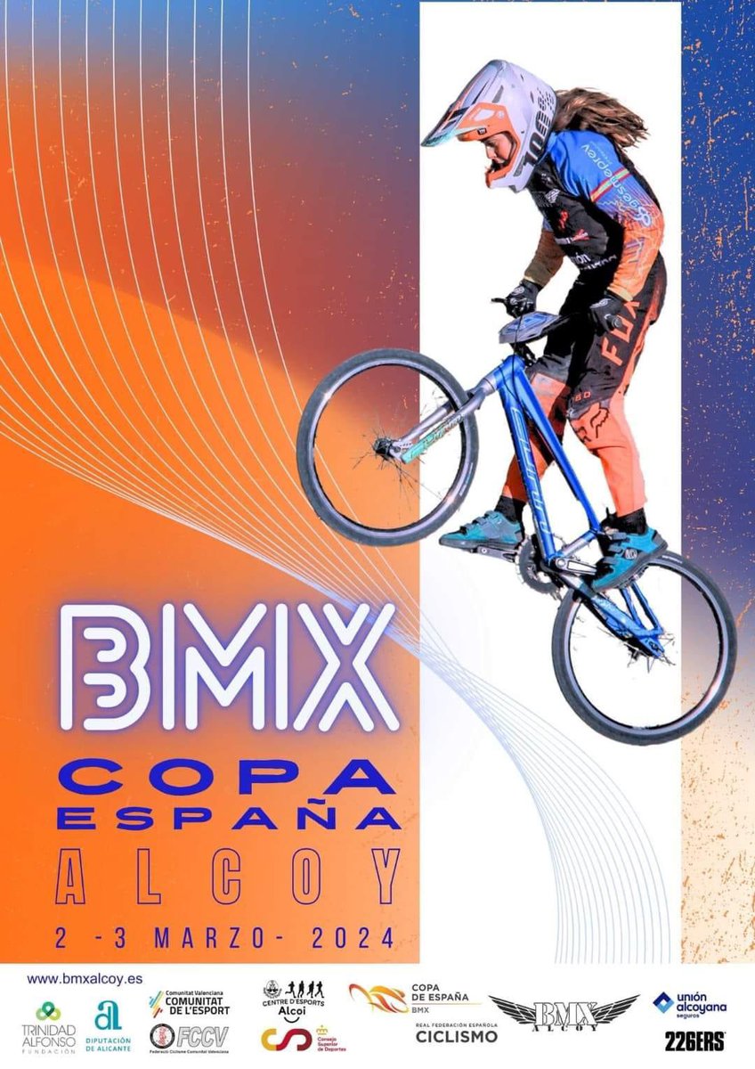 💥 #Alcoi calfa pedals per a rebre aquest cap de setmana la segona prova de la COPA d' Espanya 🇪🇦 de BMX al Circuit Municipal 🏆💪🚴

Regidoria d'Esports Ajuntament d'Alcoi CLUB BMX ALCOY Real Federación Española de Ciclismo