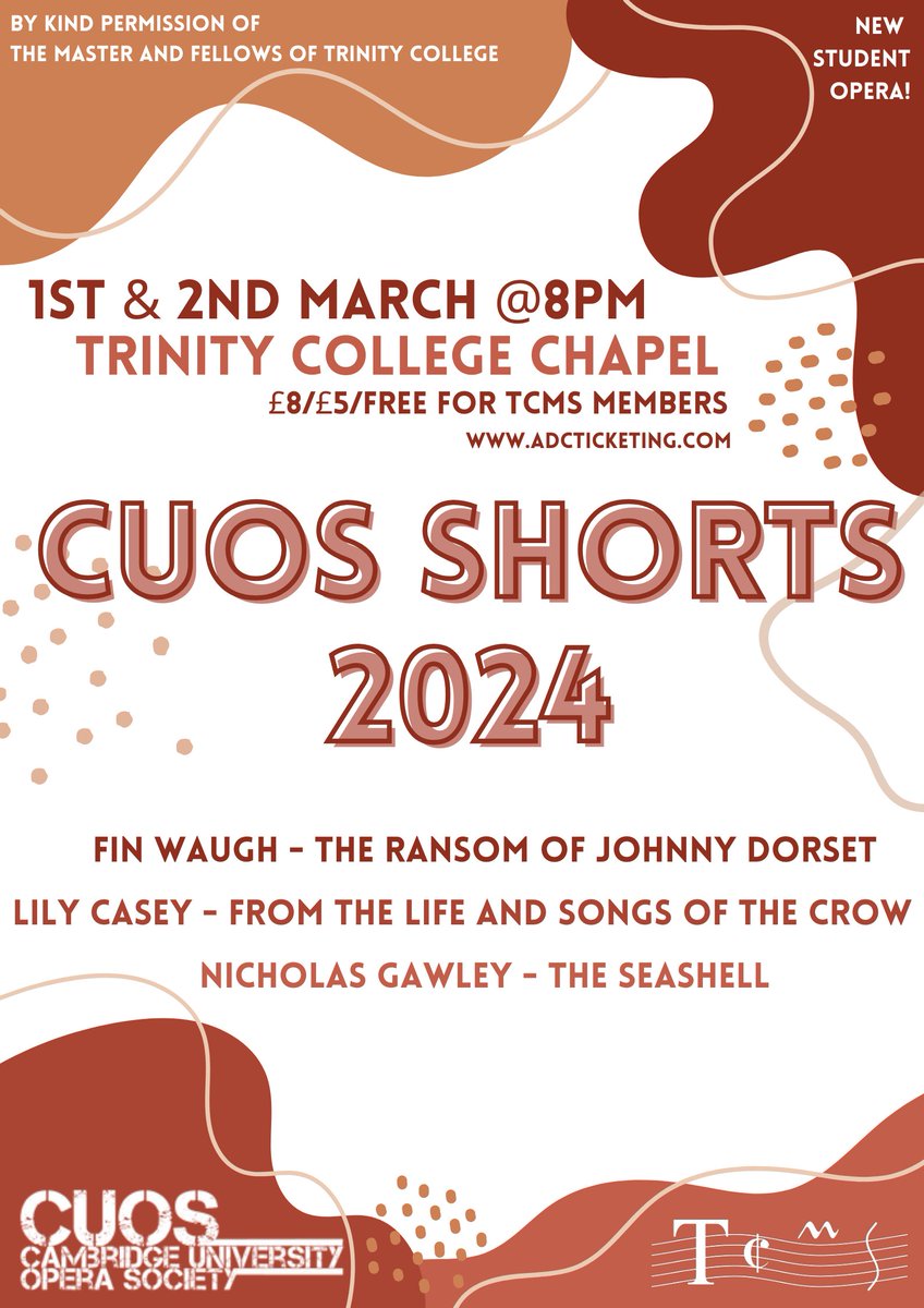 Cambridge University Opera Society • CUOS tweet media
