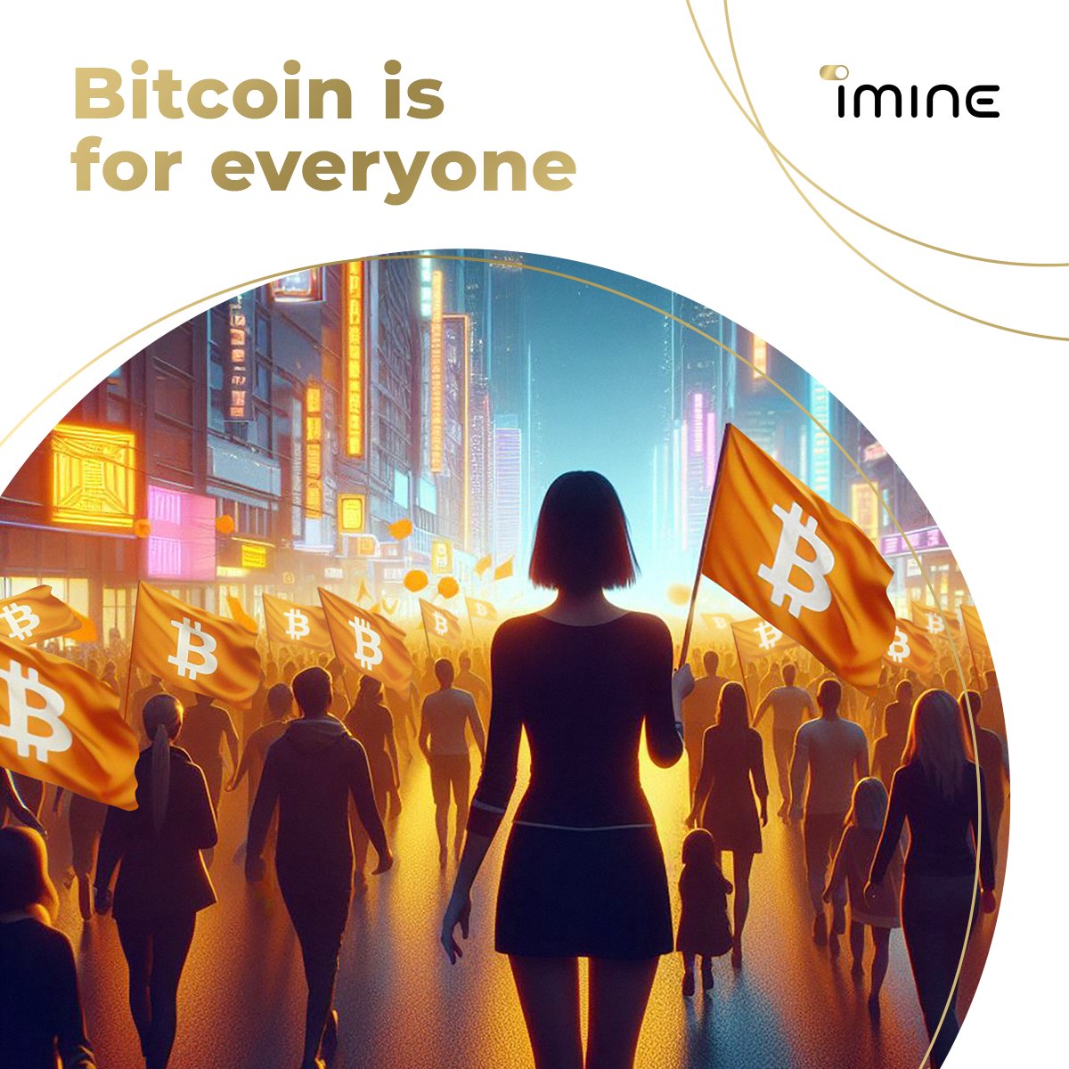 Bitcoin is for Everyone! 💰🌍

Bitcoin is open to you no matter who you are – tech lover, newbie, or just curious. It's a money revolution that anyone can be part of. No limits, just freedom to control your money. Ready to join in? #Bitcoin #BitcoinForAll #jointhewave🌊🌊🌊