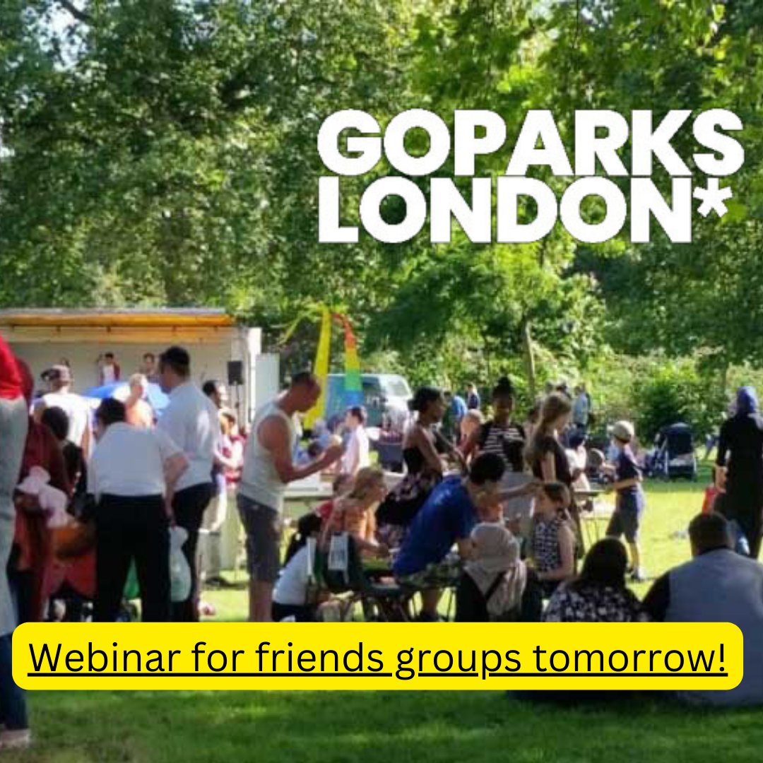 We're hosting a webinar on Wednesday 28 February for all London friends groups at 7pm. Details can be found in the link: goparks.london/articles/webin… The webinar will cover water management in green/blue spaces (CAMELLIA) and wildlife that support water management (Citizen Zoo).