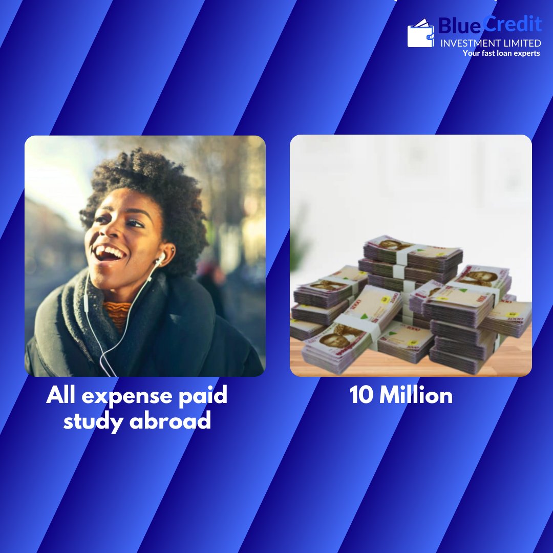 Get up to 10,000,000 with any of our loan products for either business owners or salary earners.

And get the funding to finance your dreams today!

Send us a dm or click the link in the bio to begin now.

#bluecredit #bluecreditloans #loaninlagos #quickloans