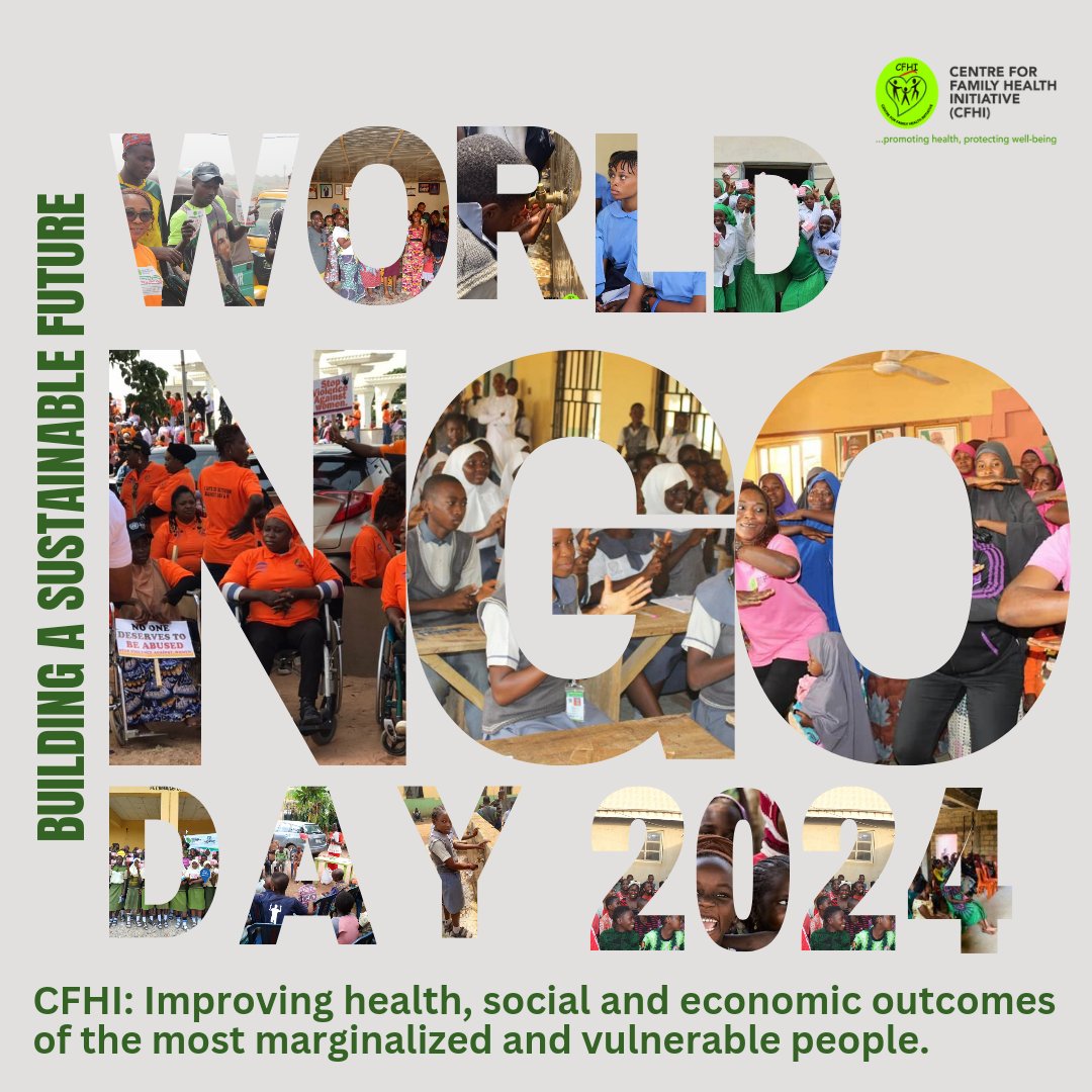 CFHInitiative's tweet photo. Happy World NGO Day!

Today we celebrate the incredible impact of Non Profit Organizations across the world. 

CFHI is committed to improving health, social and economic outcomes of the most marginalized and vulnerable people.

Happy World NGO Day! https://t.co/FKzHyurdZE
