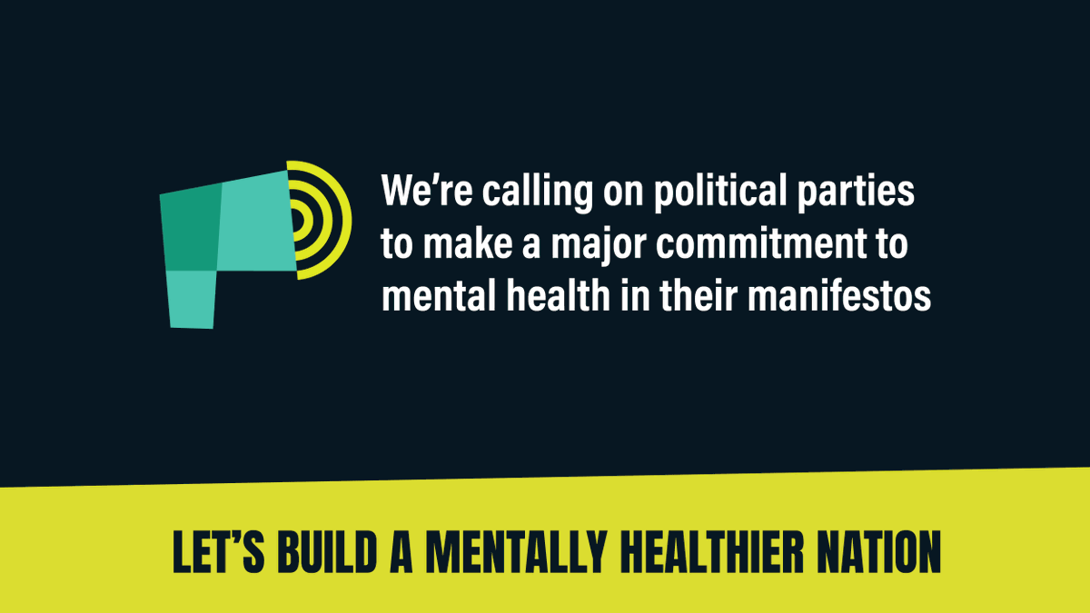Rates of poor mental health are rising.

We need to act now to turn the tide – that’s why we’ve joined over 60 charities calling for a ten-year mental health strategy to build #AMentallyHealthierNation

🔗 bit.ly/3Iib5YE
