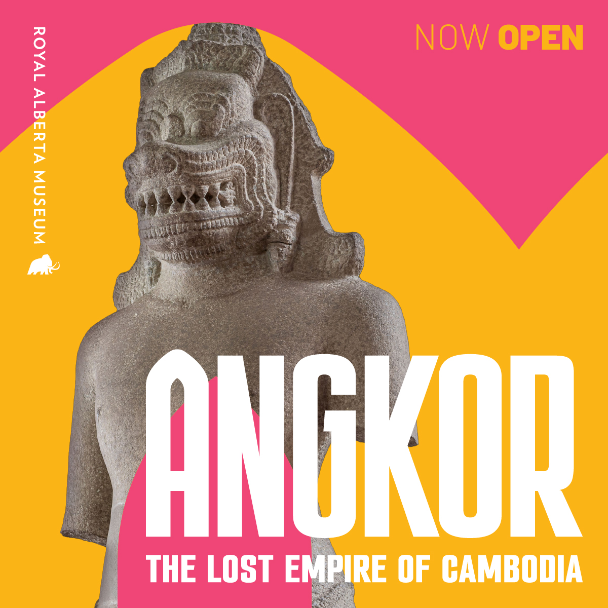 AndyBrouwer's tweet photo. The 120-piece Khmer exhibits of the Angkor: The Lost Empire of #Cambodia Exhibition has opened at the Royal Alberta Museum in Edmonton, Alberta, Canada, until June 2024. Don't miss it! https://t.co/RMOY35H2pP