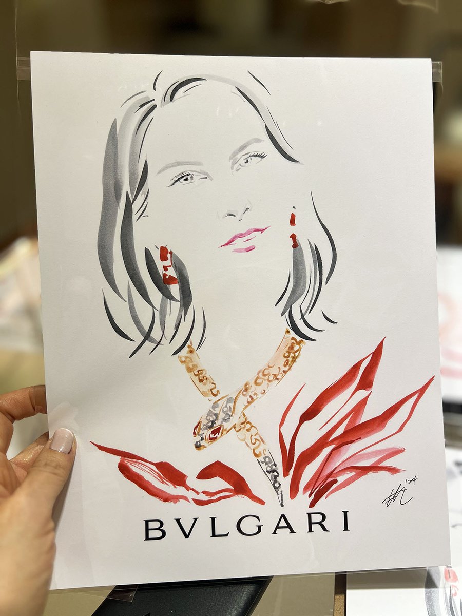 _illustrationX's tweet photo. Elise Lee celebrates love with the clients of Bvlgari.
See more: https://t.co/brsMUgJ85A
#WEAREILLUSTRATIONX #valentineevent #bvlgarilove #watercolor #portraits #jewellery https://t.co/ss9fpKdqL2