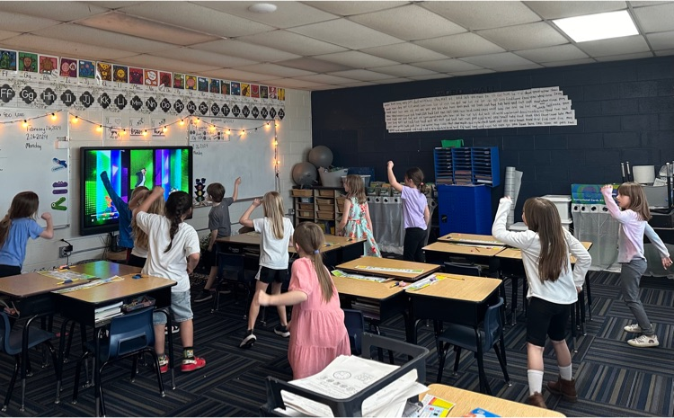 '🩰✨ Dance fever has taken over our elementary classes! 💃🕺 Our young learners are grooving, twirling, and embracing the joy of movement while learning! 🎶🌟 #MoveAndLearn #LivingtheLegacyFocusedontheFuture