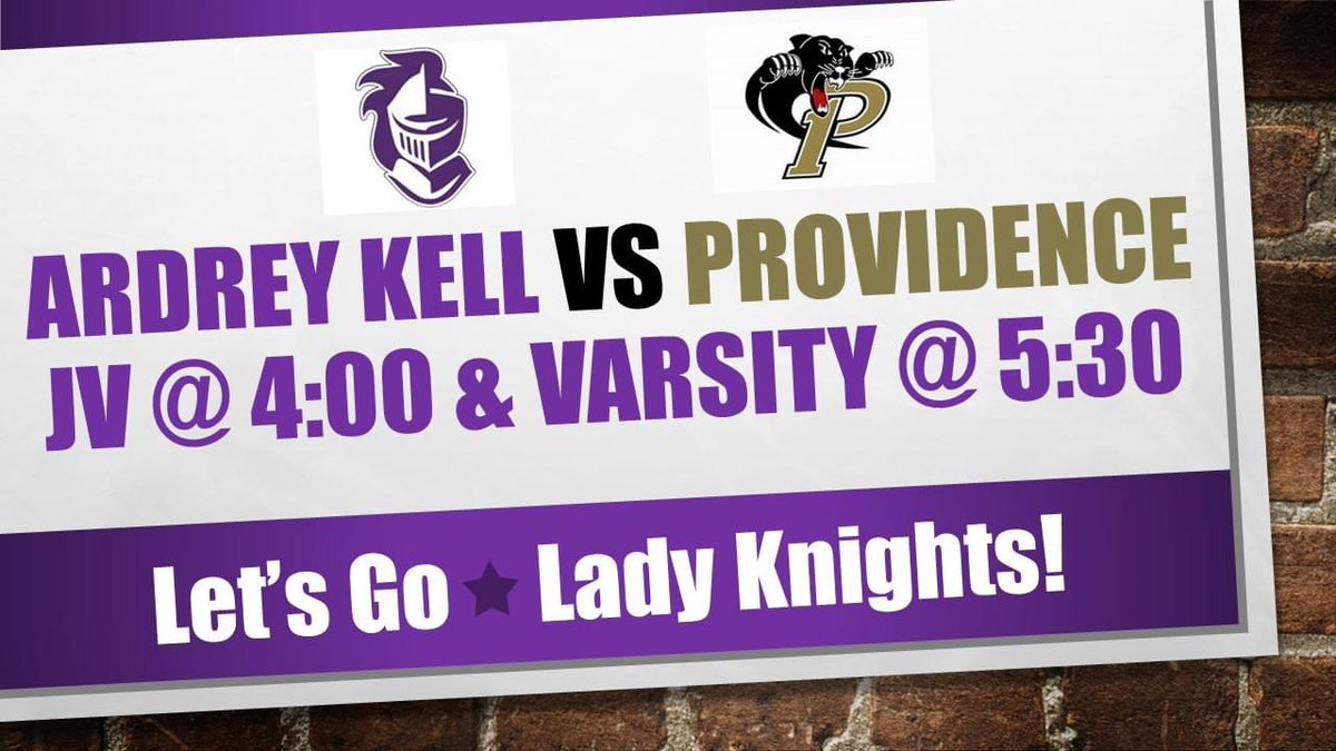 Time for some JV and Varsity Softball, season opener tonight against Providence, come cheer on your Lady Knights!
