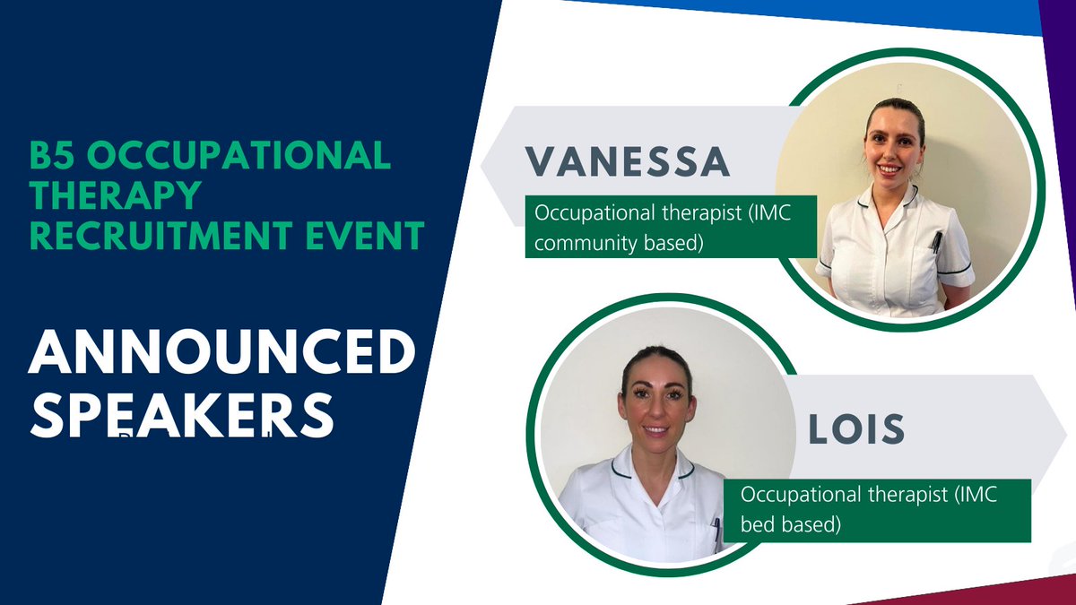 💙 Only 1 week until our Occupational Therapist recruitment event in Oldham! Attendees will be able to speak to Vanessa and Lois to learn about the support, career development and benefits offered within the Northern Care Alliance.