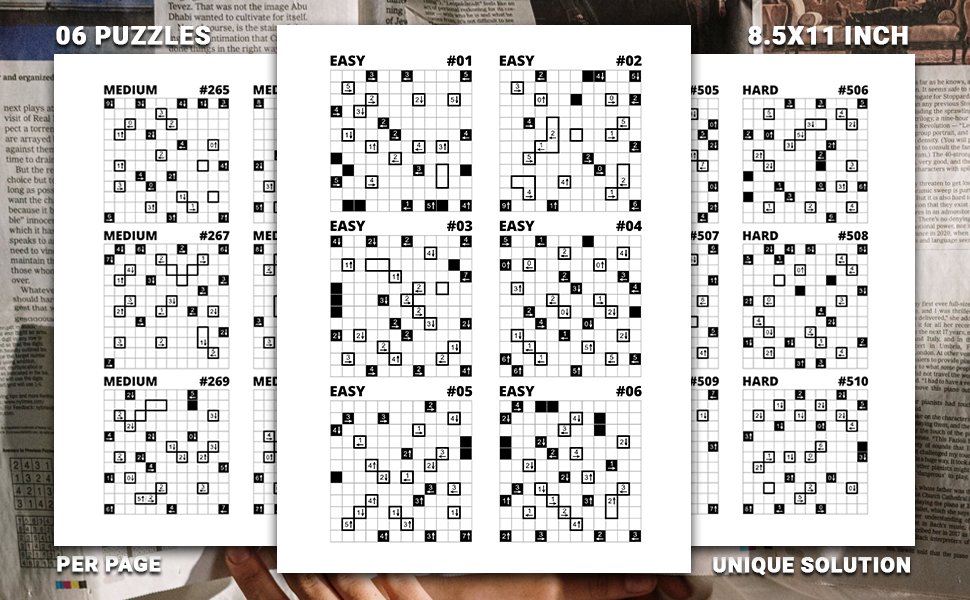 SuzannaTahlia's tweet image. #CastleWall #PuzzleBook For Adults: Easy To Expert Level #LoopLogic Marathon, 500 Puzzles For Hours Of #BrainTeasing Entertainment, Large 12x12 Grid Challenges, Solutions Included, Vol 11

amazon.com/dp/B0CVX9GG1J

#CastleWallPuzzle #LoopPuzzle #puzzle #logicpuzzle #booklovers #iq