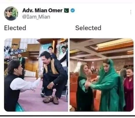 This is the difference between elected & selected 
#مریم_کے_پاپا_چور_ہے
#عمران_خان_پاکستان_کی_جان #عمران_خان_کو_ہم_لائیں_گے #ImranKhanFightingForPakistan #چھین_کر_لینگے_اپنا_مینڈیٹ