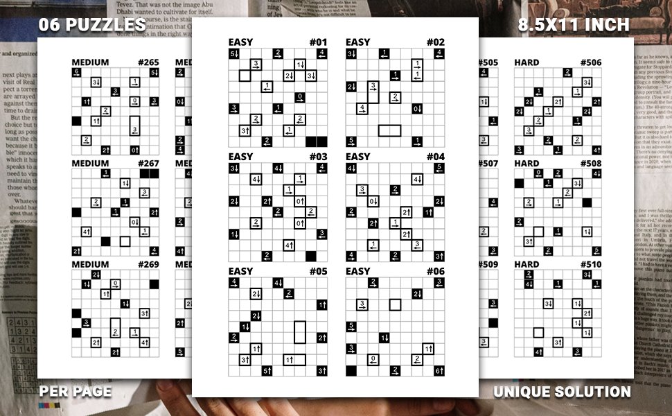SuzannaTahlia's tweet image. #CastleWall #PuzzleBook For Adults: From Easy Grids To Hard Level #LoopLogic Adventures, 500 Entertaining #Puzzles For Your #BrainTeasers Journey, 9x9 Grid Challenges, Full Solutions Included, Vol 05

amazon.com/dp/B0CVTLSF9D

#CastleWallPuzzle #LoopPuzzle #puzzle #logicpuzzle #iq