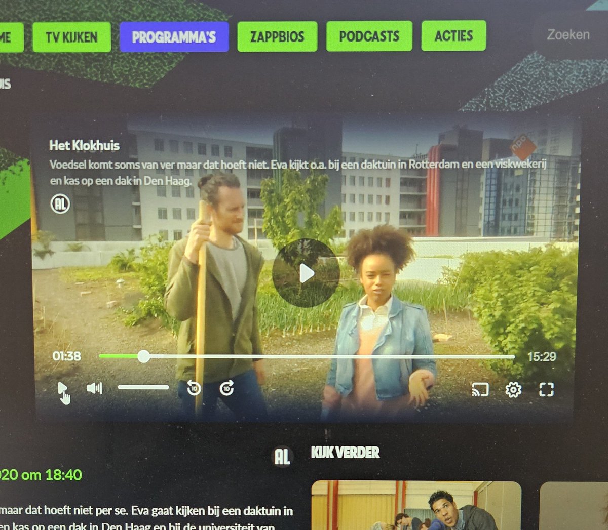 Mooie uitzending op <a href="/NPO3/">NPO 3</a> Zapp <a href="/hetklokhuis/">Het Klokhuis</a> met de #DakAkker in de hoofdrol 📲:  zapp.nl/programmas/het… 🖥 en dakboer Wouter Bauman legt 't uit ... 🥕🌶🍅🧅🥒