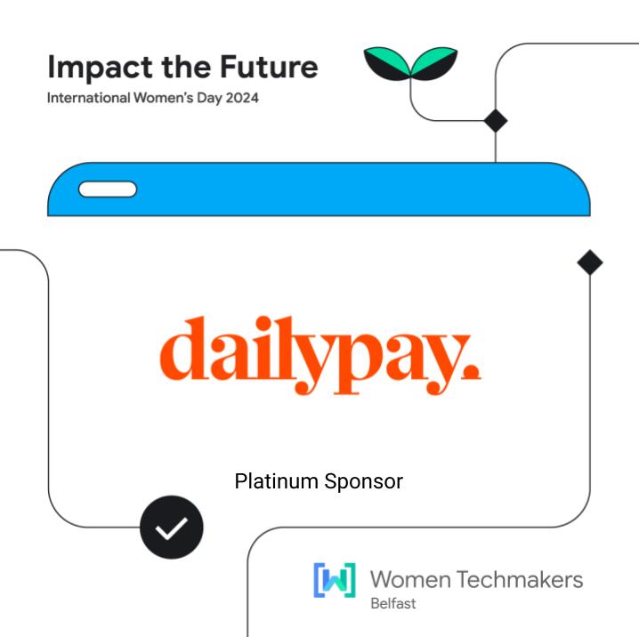 We are absolutely thrilled to have @DailyPay on board with #WTMBelfast as Platinum Sponsors. A massive thank you again for your support and contribution, which allows us to offer free childcare places during our #WTMIWD24 conference. #WTMImpactTheFuture