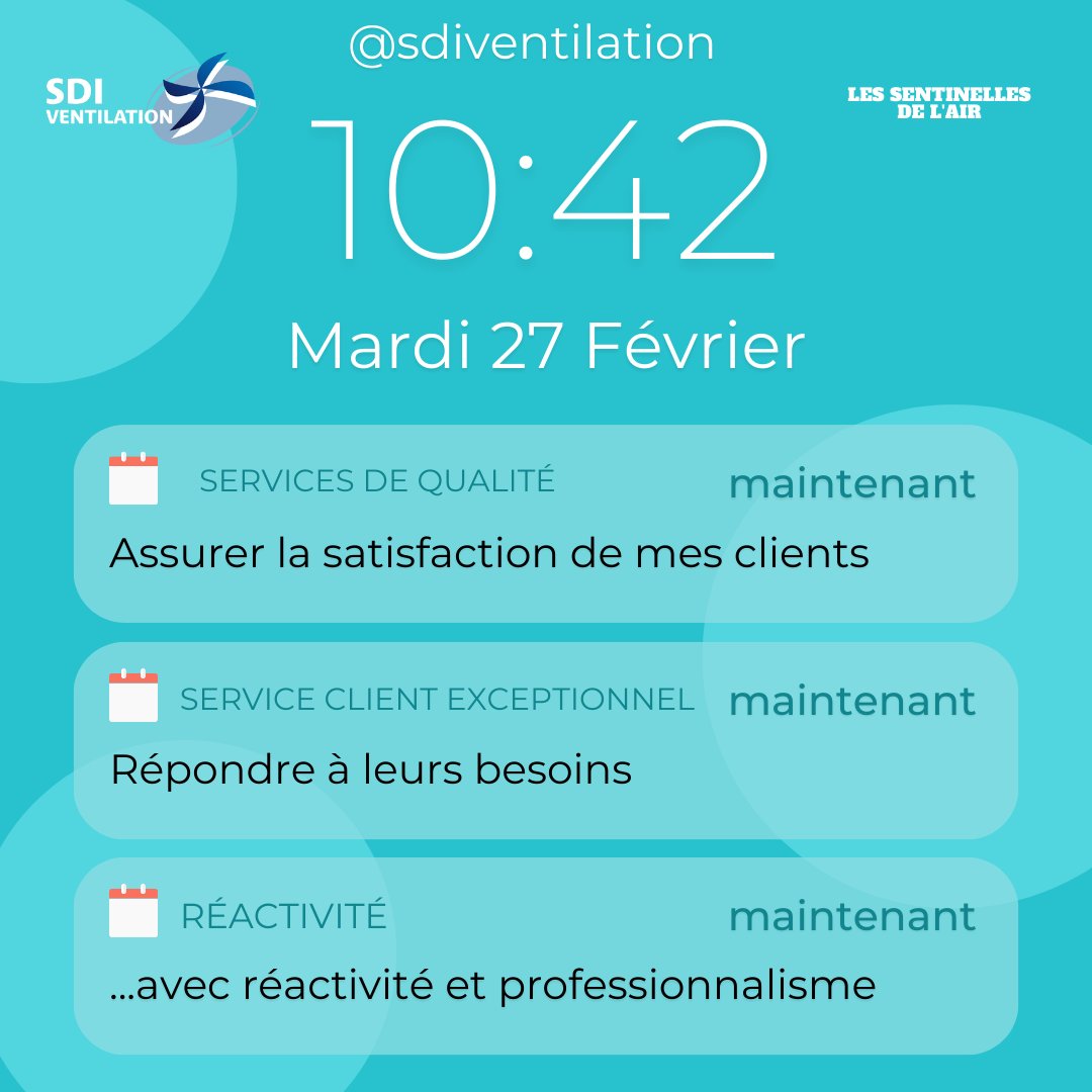 sdiventilation's tweet photo. 🎉🌟Chez SDI Ventilation, la satisfaction de nos clients est notre priorité absolue. 

👉 Services de Qualité
👉 Service Client Exceptionnel 
👉 Réactivité
👉 Innovation Continue 

https://t.co/EJeXCkQ5ZK

#SatisfactionClient #ServiceExceptionnel #QualitéSupérieure #Innovation https://t.co/0j7qVl9H3w