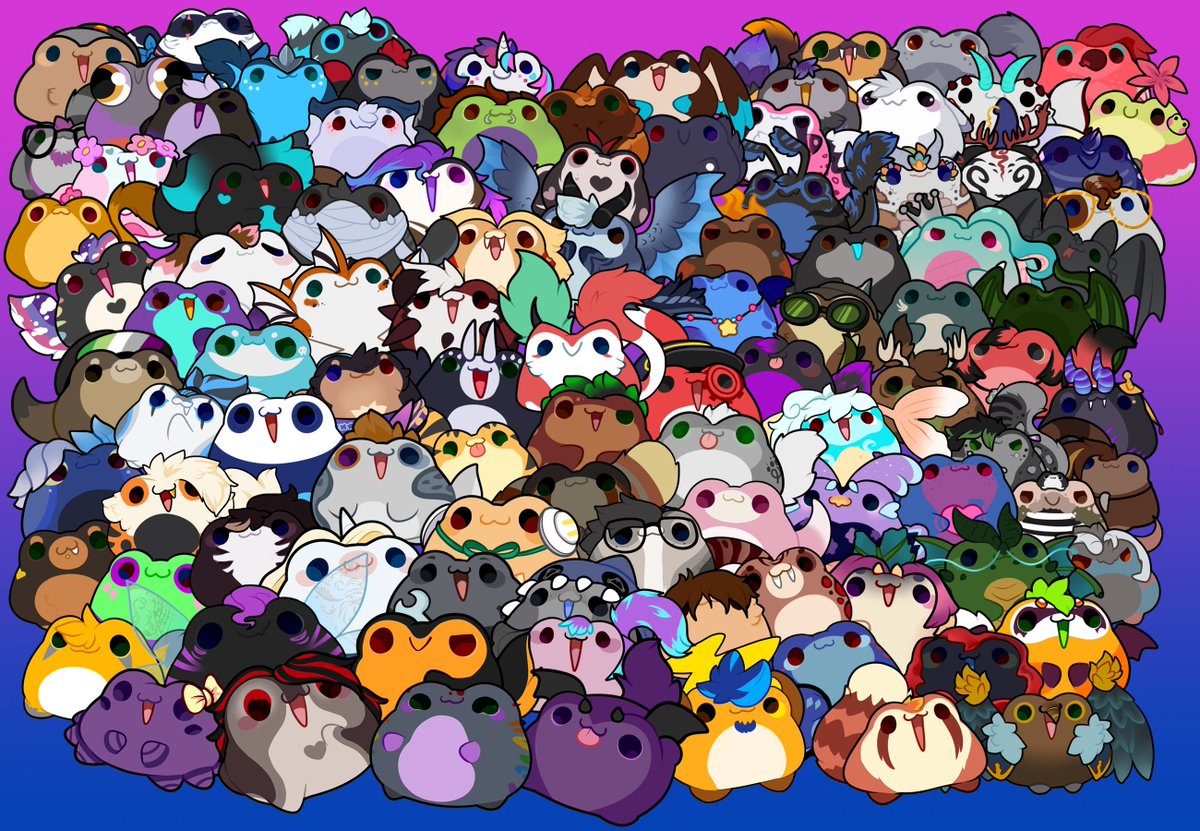 megasarts's tweet image. 100 Froggy friends 💖🫂

Thanks for the amazing Stream-a-thon 💖🫂✨🌈