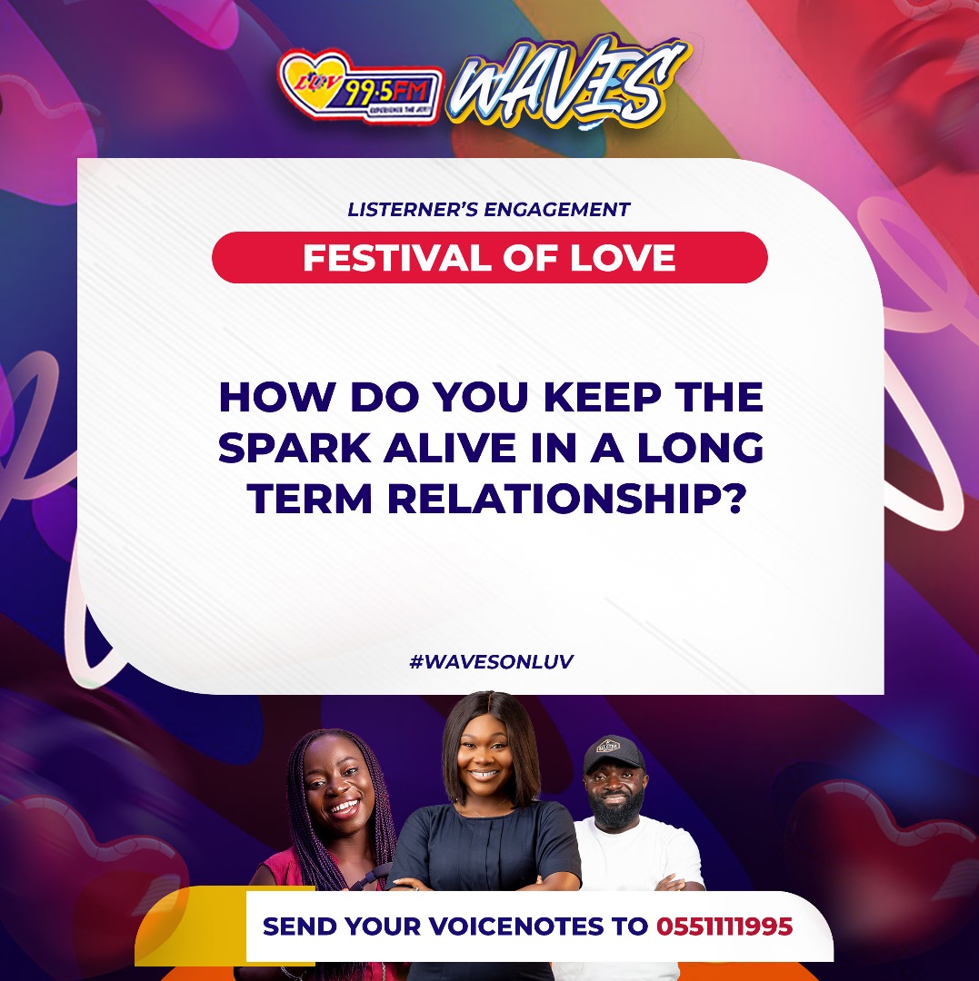 The experienced ones, tell us...
How do you keep the spark alive in a long-term relationship?  #WavesOnLuv