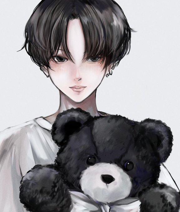 「bangs teddy bear」 illustration images(Latest)