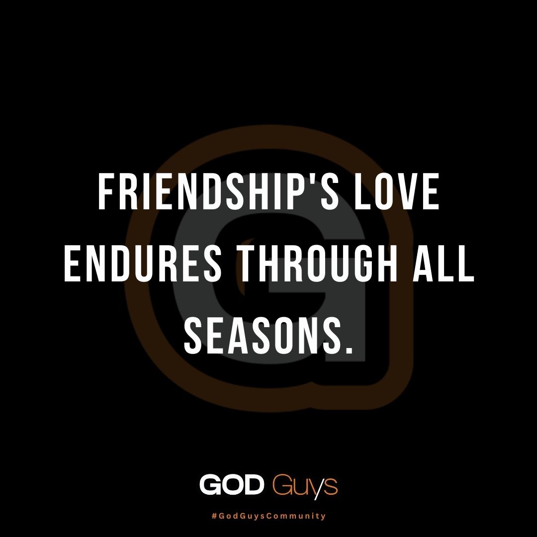 HeyGodGuys's tweet image. Proverbs 17:17 A friend loves at all times, and a brother is born for adversity. #GodGuys #GodGuysCommunity #Friendship