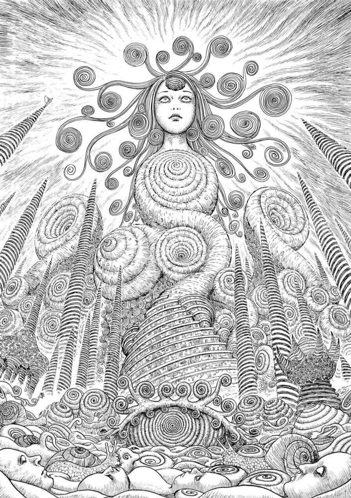ホラー漫画家・伊藤潤二の大規模個展が世田谷文学館で、『富江