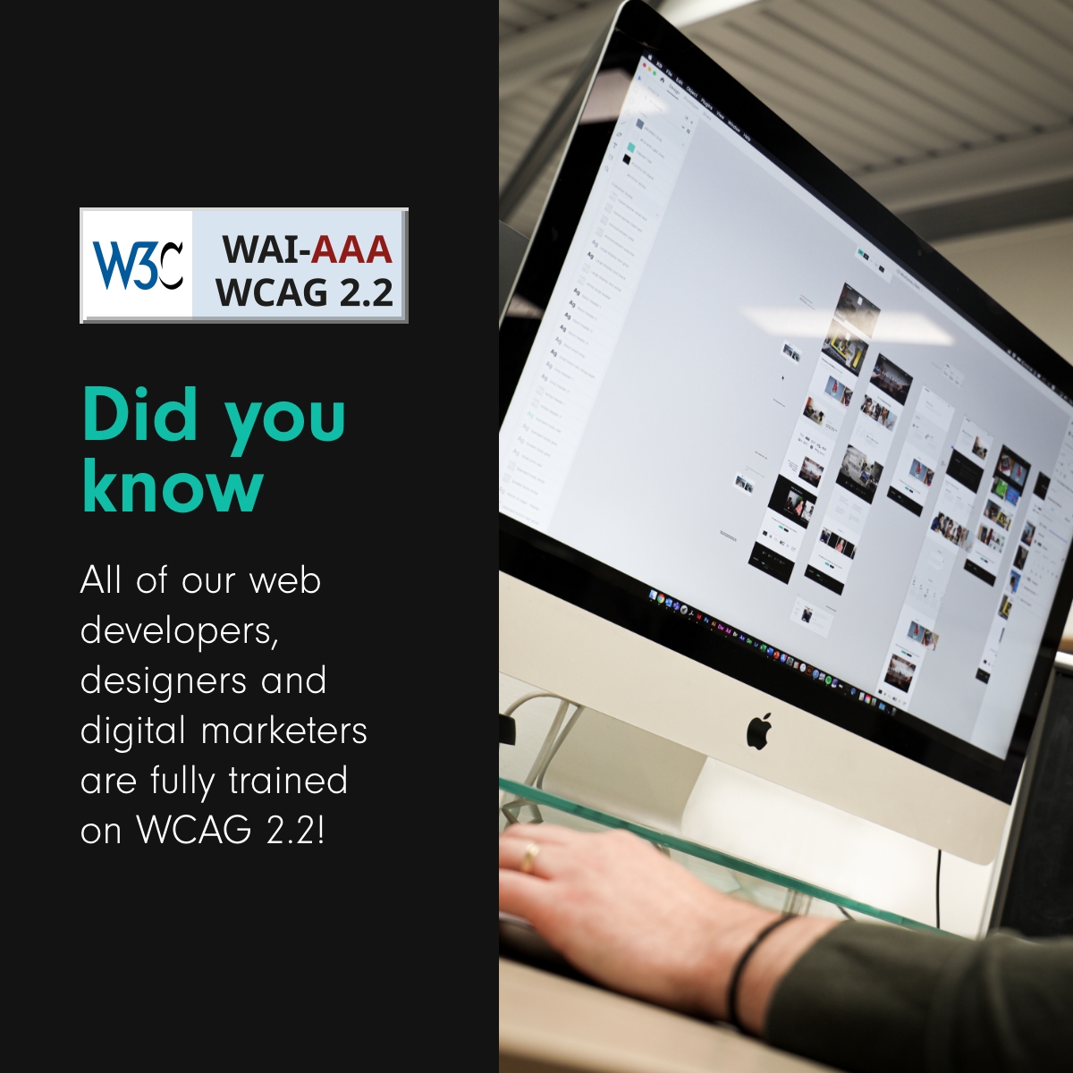 Embracing accessibility provides a valuable online experience for ALL users 🧑‍💻 And that is why we adhere to AA criteria as the gold standard for all of our web projects, with the ability to meet all AAA accessibility standards upon request. Contact: cornerstonedm.co.uk/contact/