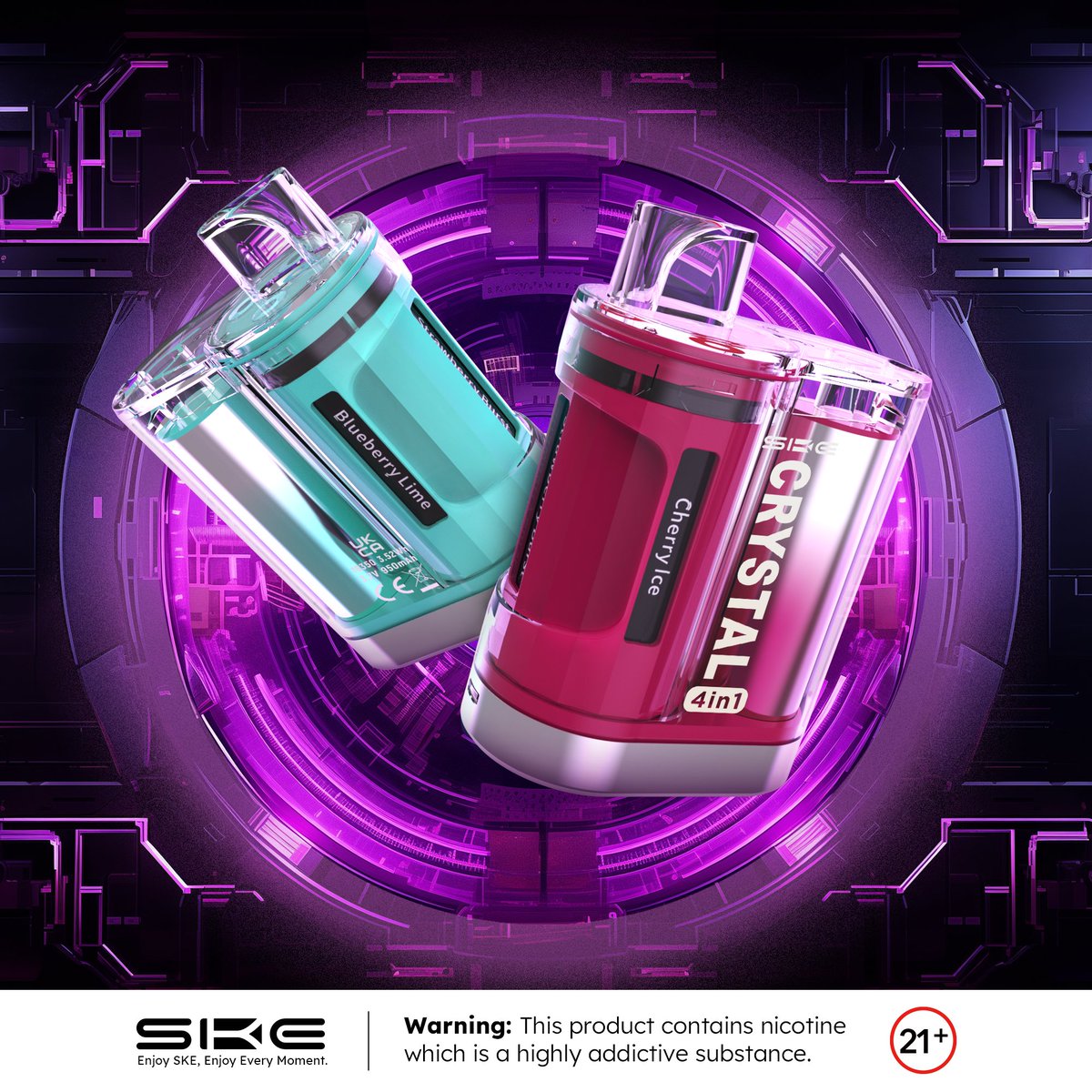skevapeofficial's tweet photo. Elevate your vaping experience to new heights with #skecrystal4in1 – where cutting-edge technology meets exceptional flavor! 🚀💨

Warning: You must be 21+
#skevape #ske #vapelove #vapefam #vapefamilyuk #vapefams #vapedaily #CrystalBox #skecrystal https://t.co/YBk2MjBd3B