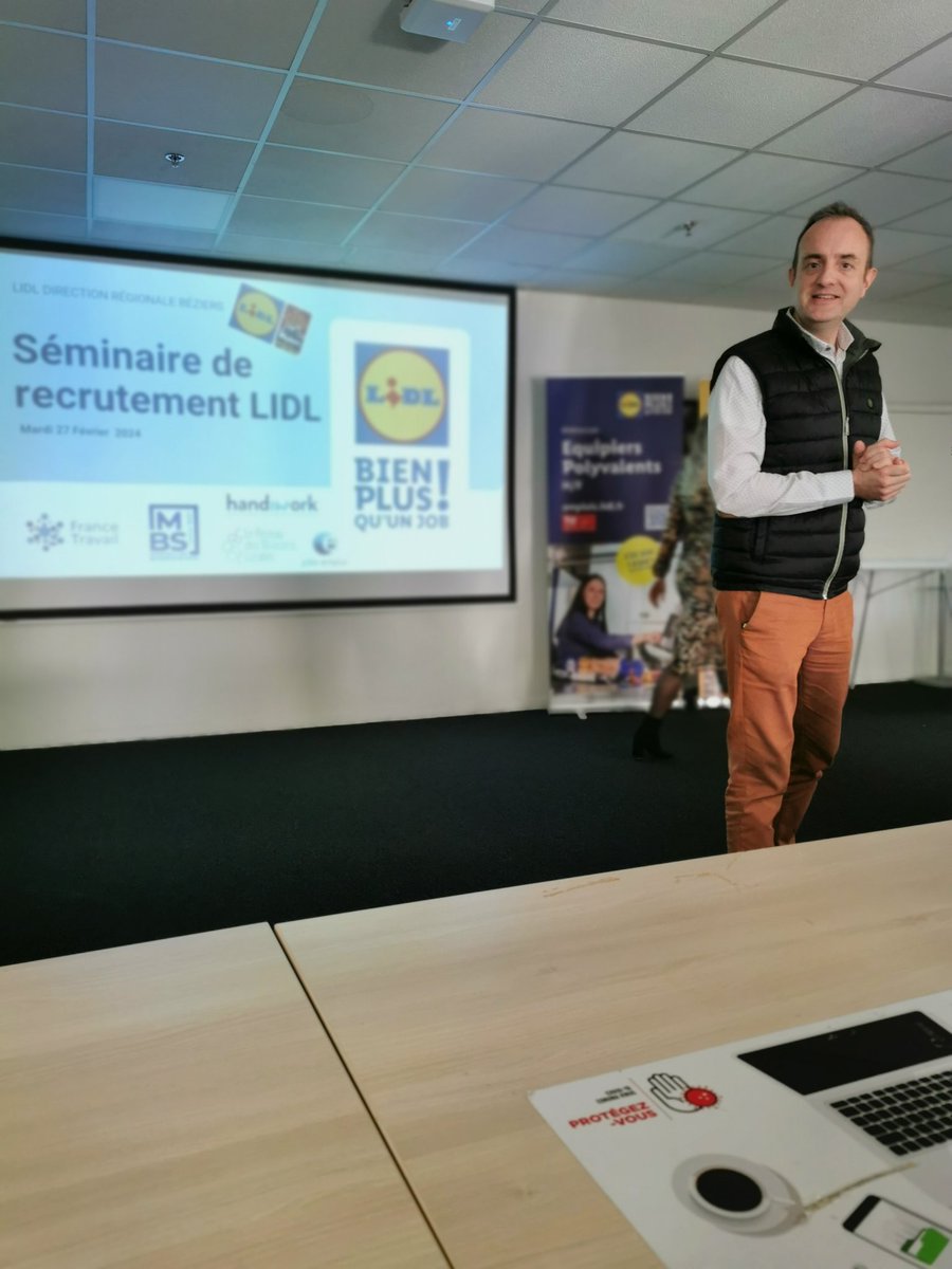 Merci @lidlfrance pour ce séminaire #recrutement. L'agence @FTravail_OCC #Narbonne est fière de collaborer et d'accompagner l'#entreprise dans la recherche de ses futurs salariés. Un partenariat qui s'inscrit dans la durée et prometteur de belles histoires.