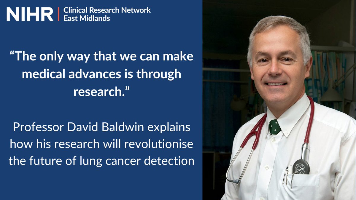 Inspiring to read about the revolutionary #research carried out by @DrBLungs at @nottmhospitals @NHSEngland using AI software to detect #lungcancer in patients.

Find out how our research is #NIHRmakingadifference 👇
bit.ly/AIlungcancer