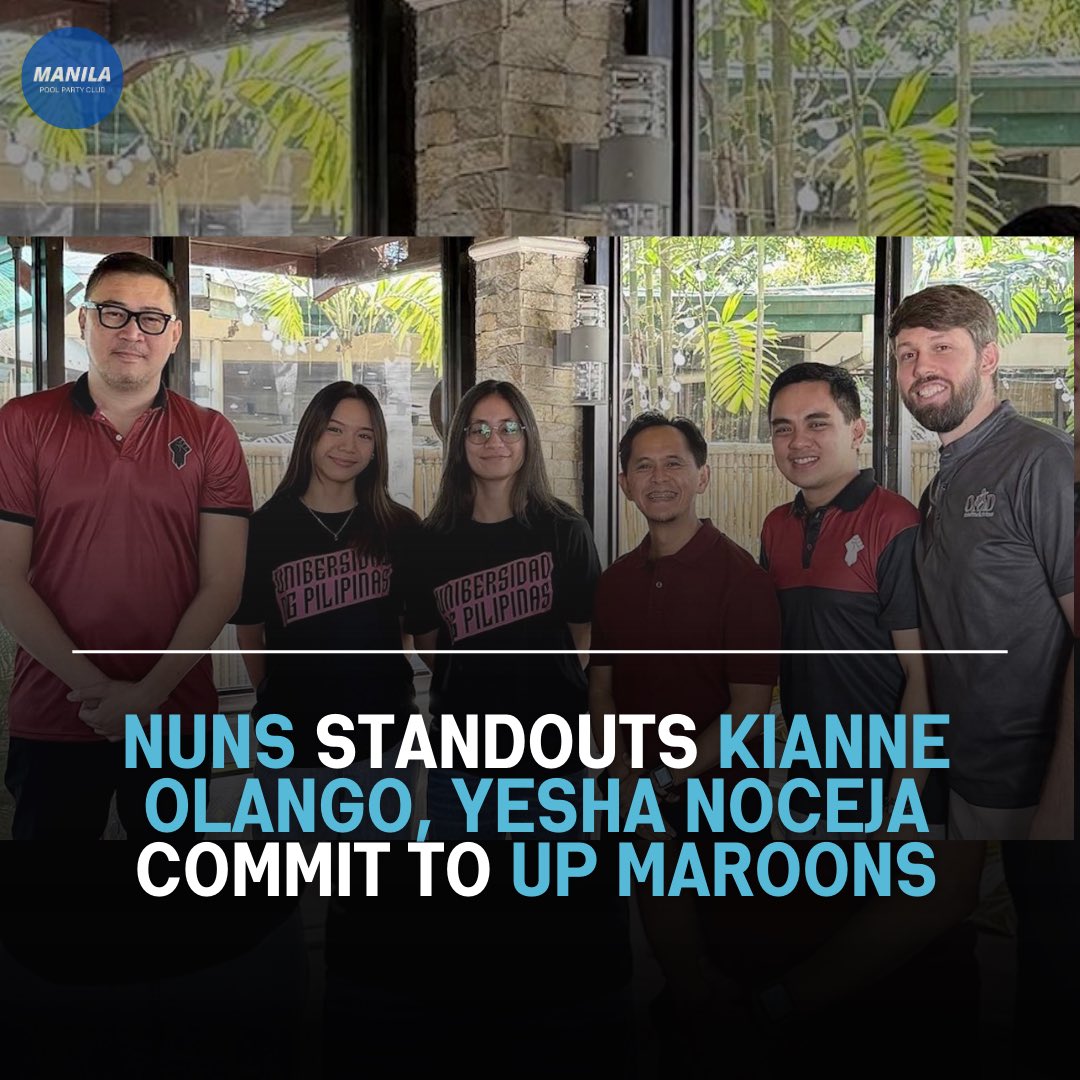 ManilaPPC's tweet photo. NUNS standouts Kianne Olango &amp; Yesha Noceja commit to UP Maroons

#UAAP #volleyball #UPFightingMaroons https://t.co/yPrMNgRoZm