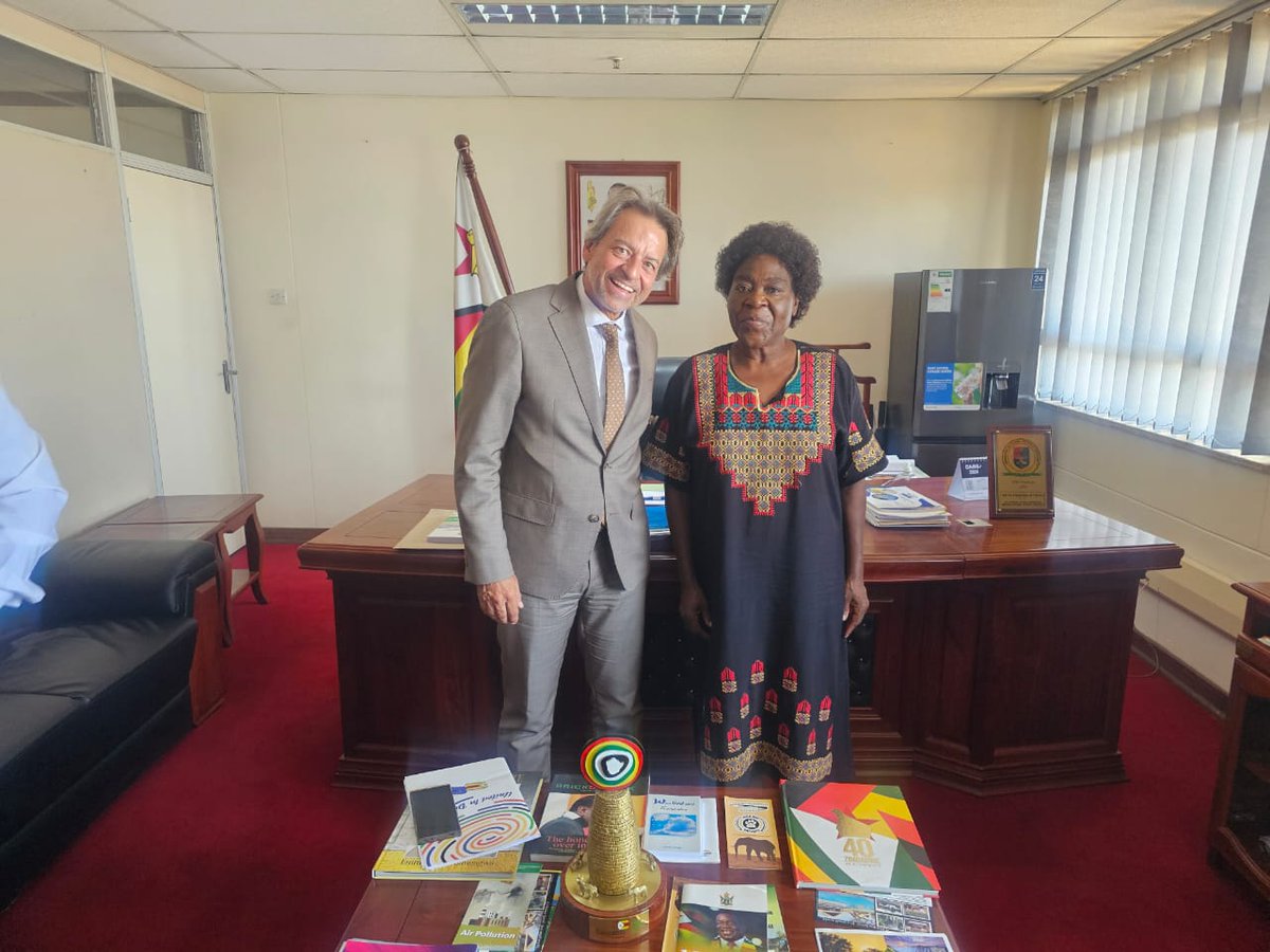 Insightful meeting with the Minister of State for Bulawayo Metropolitan Province, Hon Judith Ncube. We discussed options on how the private sector could make the special economic zone in #Bulawayo attractive to companies. #GlobalGateway