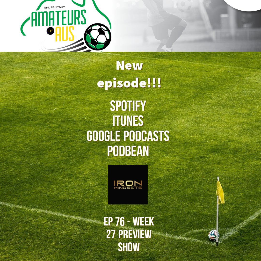 New episode!!! This week I was joined by @chazaroberts from the @fpladdictspod to look at Week 27. - Week 26 Review - Podcast League - Gems Of Week 26 - Week 27 Preview - Sh#t The Bed - Differentials - Team Plans #FPL #FPLCommunity